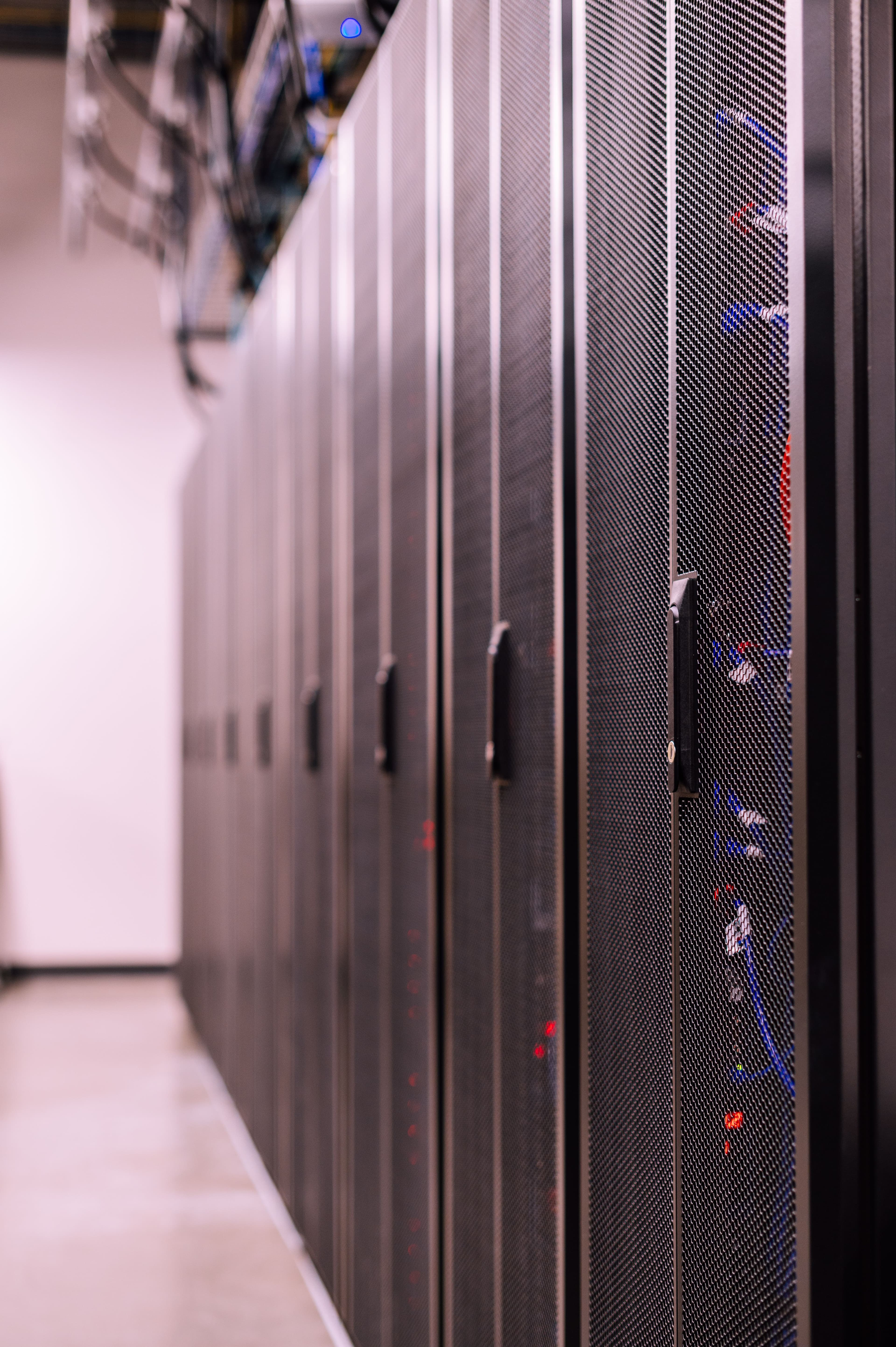Server and network equipment racks supporting mission-critical technology